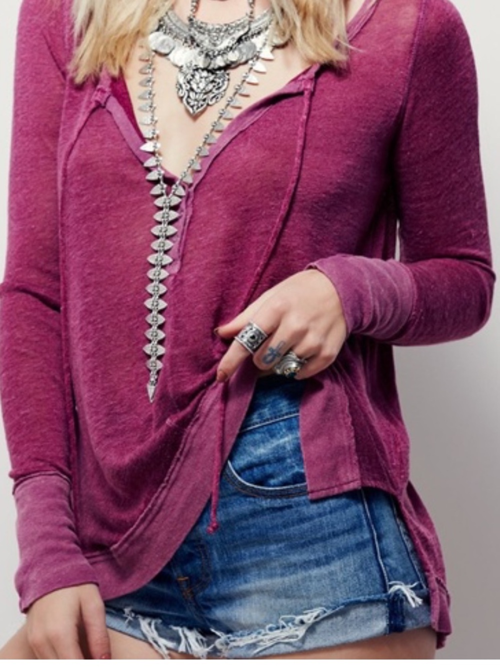 We the Free People Affogato Hacci Top large